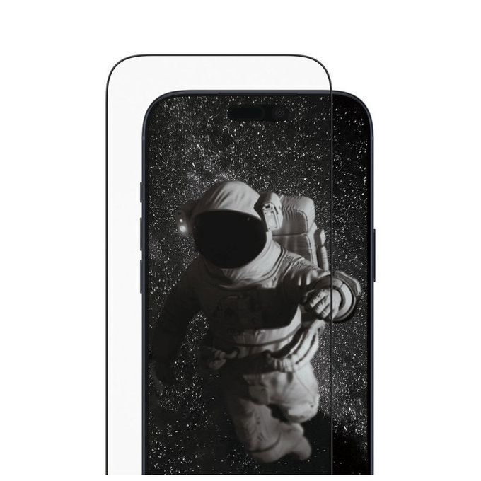 Закалено стъкло UWF Ceramic II с апликатор за iPhone 17 Pro Max, Черно, PanzerGlass