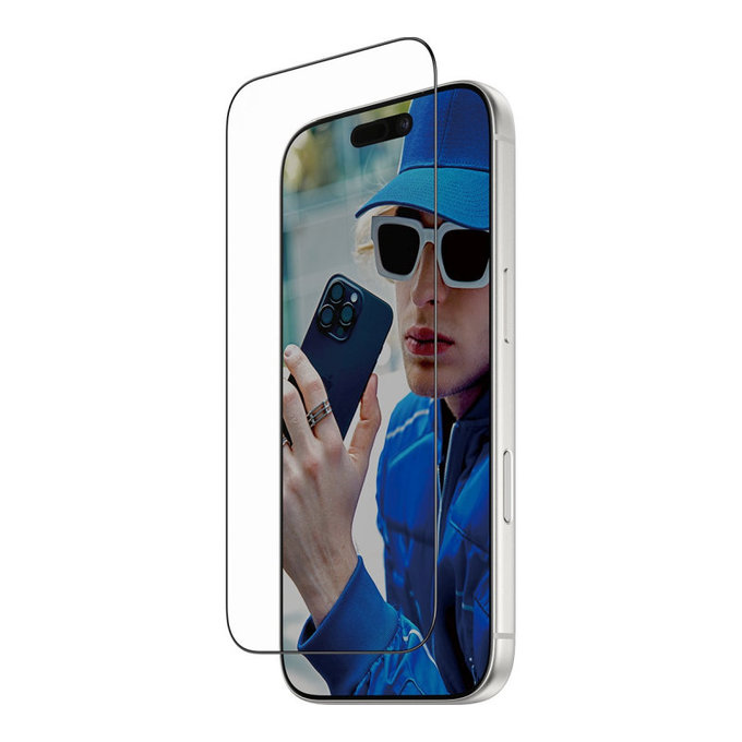 UWF закалено стъкло с Fastfit за iPhone 17 Pro, Черно, PanzerGlass