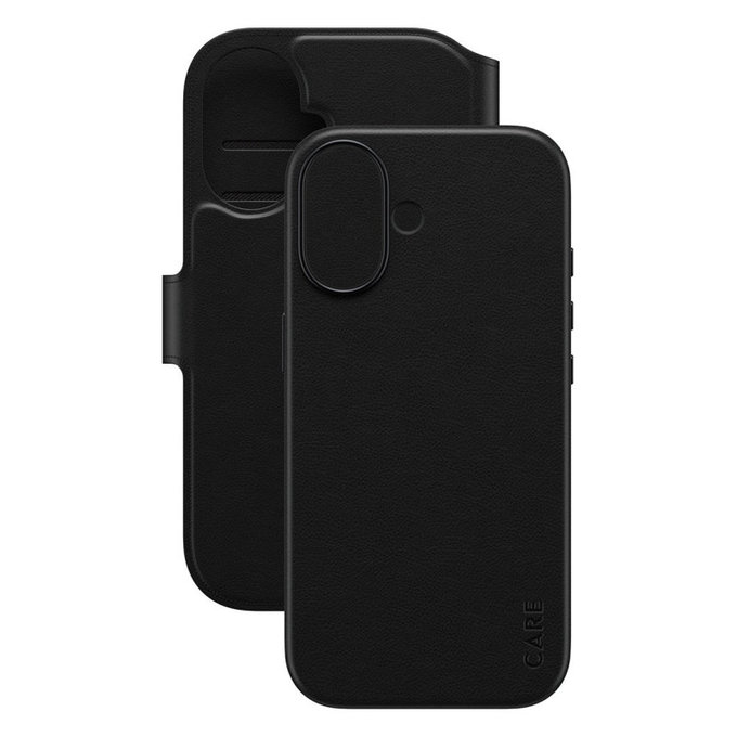 Калъф Wallet Tango Two-In-One с MagSafe за iPhone 17, Черно, CARE