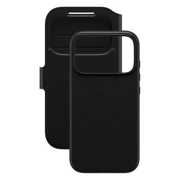 Калъф Wallet Tango Two-In-One с MagSafe за iPhone 17 Pro, Черно, CARE