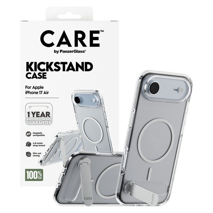 Калъф Kickstand за iPhone Air, Прозрачно, PanzerGlass