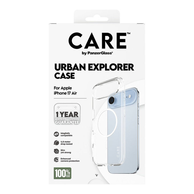 Калъф Urban Explorer с MagSafe за iPhone Air, Бяло, CARE