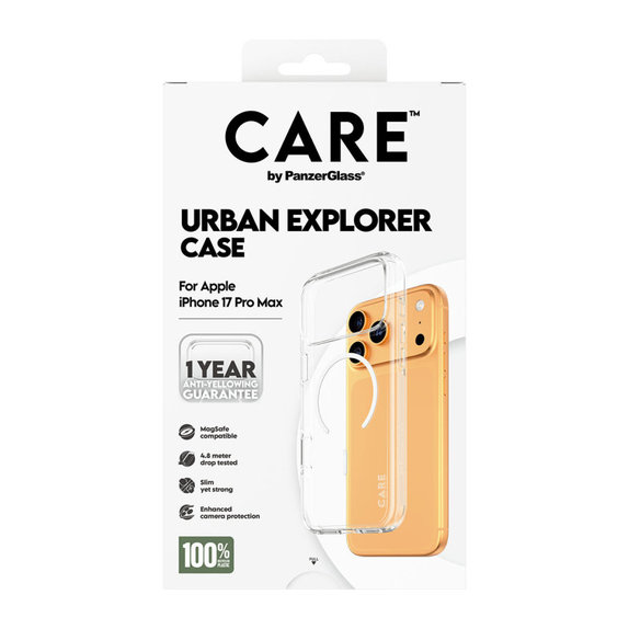Калъф Urban Explorer с MagSafe за iPhone 17 Pro Max, Бяло, PanzerGlass