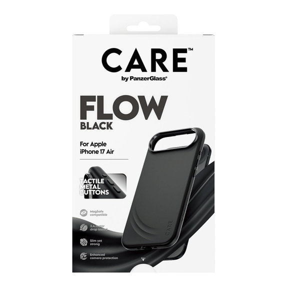 Калъф FLOW с MagSafe за iPhone Air, Черно, CARE