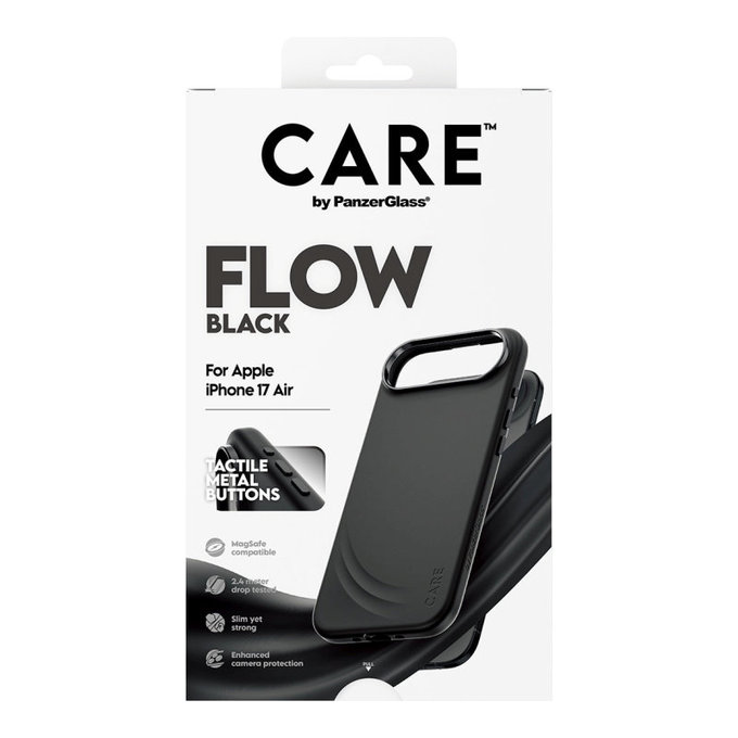 Калъф FLOW с MagSafe за iPhone Air, Черно, CARE