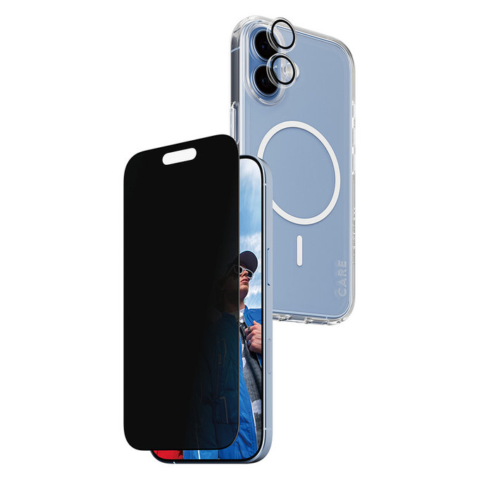 Bundle 3 в 1 Privacy за iPhone 17, PanzerGlass