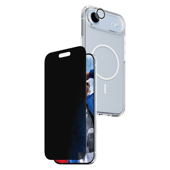 Bundle 3 в 1 Privacy за iPhone Air, PanzerGlass