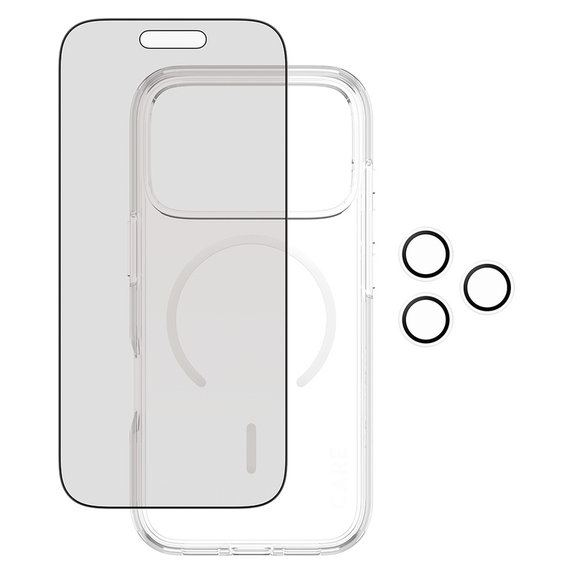 Bundle 3 в 1 Privacy за iPhone 17 Pro, PanzerGlass