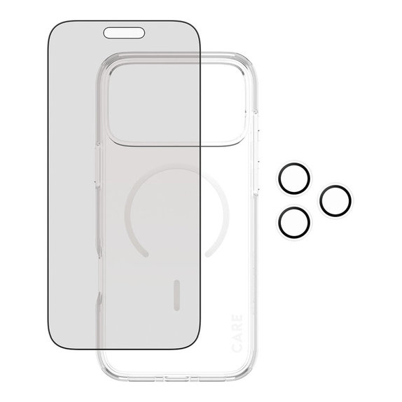 Bundle 3 в 1 Privacy за iPhone 17 Pro Max, PanzerGlass