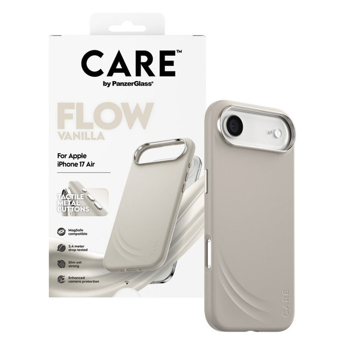 Калъф FLOW с MagSafe за iPhone Air, Vanilla, CARE
