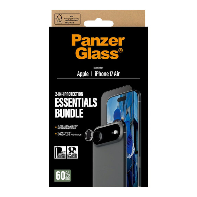 Bundle Essentials 2 в 1 за iPhone Air, PanzerGlass