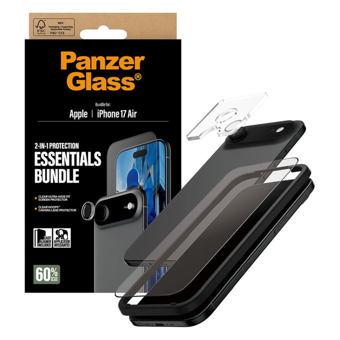 Bundle Essentials 2 в 1 за iPhone Air, PanzerGlass