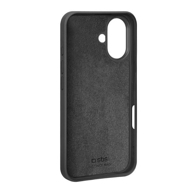 Калъф Instinct Mag, съвместим с MagSafe за iPhone 17, Черен, SBS