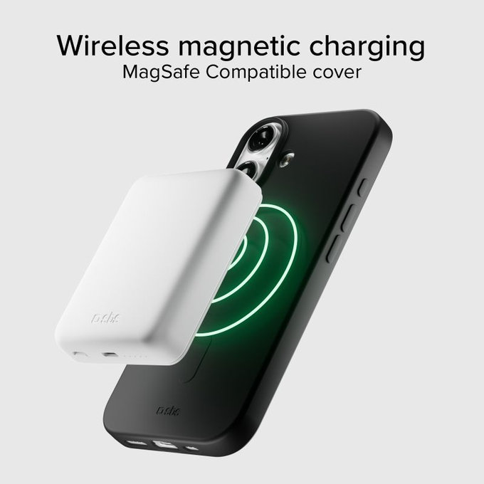 Калъф Instinct Mag, съвместим с MagSafe за iPhone 17, Черен, SBS