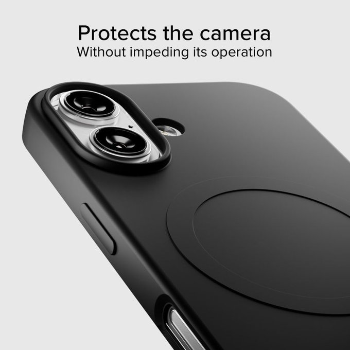 Калъф Instinct Mag, съвместим с MagSafe за iPhone 17, Черен, SBS