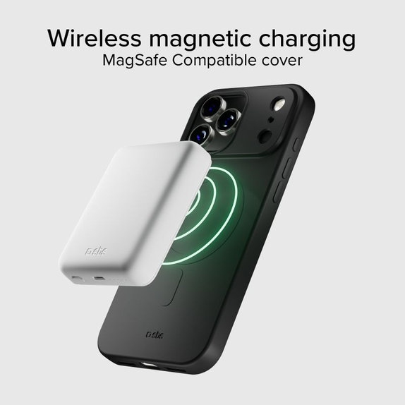Калъф Instinct Mag, съвместим с MagSafe за iPhone 17 Pro, Черен, SBS