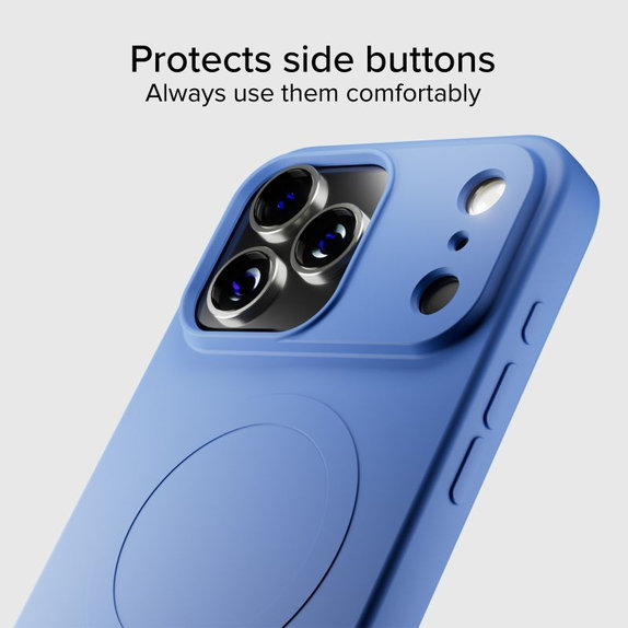 Калъф Instinct Mag, съвместим с MagSafe за iPhone 17 Pro, Син, SBS