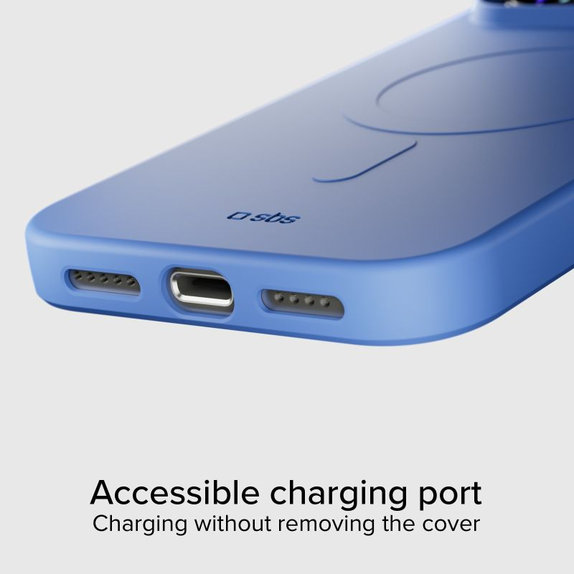 Калъф Instinct Mag, съвместим с MagSafe за iPhone 17 Pro, Син, SBS