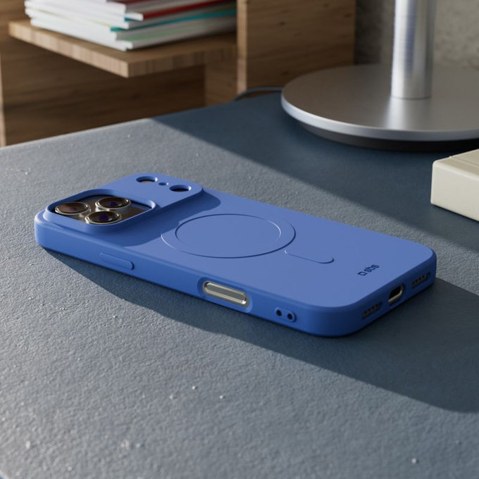 Калъф Instinct Mag, съвместим с MagSafe за iPhone 17 Pro, Син, SBS