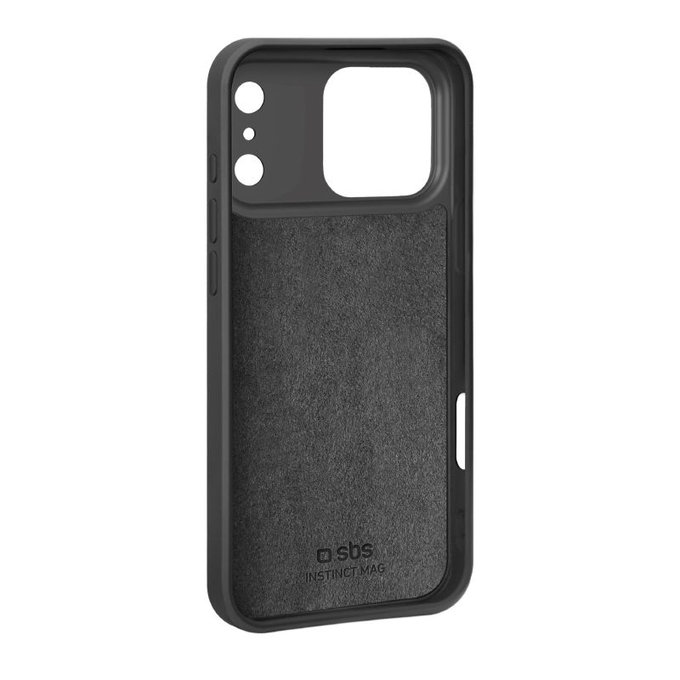 Калъф Instinct Mag, съвместим с MagSafe за iPhone 17 Pro Max, Черен, SBS