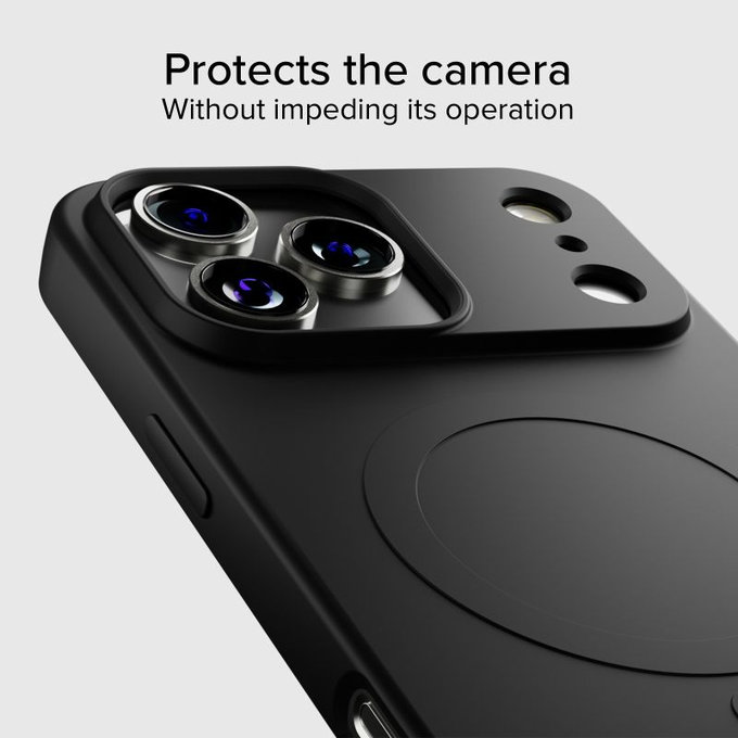 Калъф Instinct Mag, съвместим с MagSafe за iPhone 17, Розов