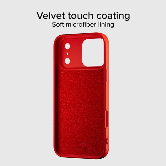 Калъф Instinct Mag, съвместим с MagSafe за iPhone 17 Pro, Червен