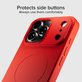 Калъф Instinct Mag, съвместим с MagSafe за iPhone 17 Pro, Червен