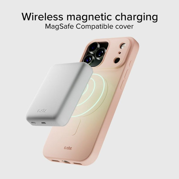 Калъф Instinct Mag, съвместим с MagSafe за iPhone 17 Pro Max, Розов