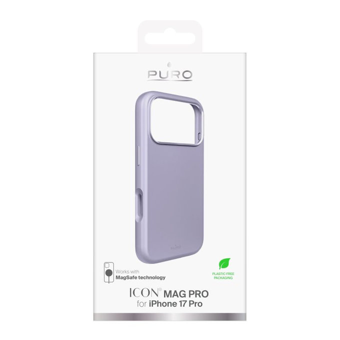 Калъф ICON MAG PRO с MagSafe за iPhone 17 Pro, Розов, PURO