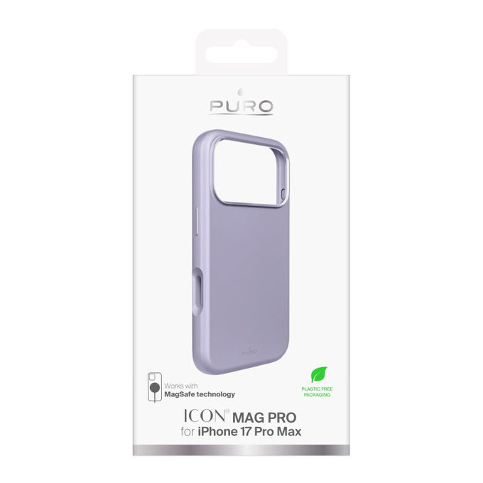 Калъф ICON MAG PRO с MagSafe за iPhone 17 Pro Max, Розов, PURO