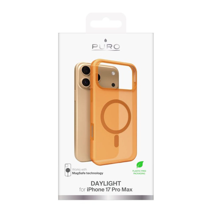 Калъф DAYLIGHT с MagSafe за iPhone 17 Pro Max, Оранжев