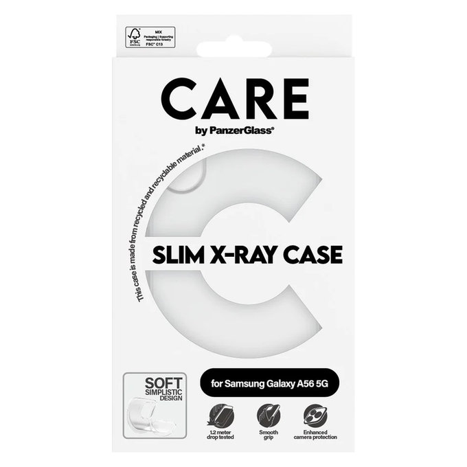 Калъф X-Ray за Samsung Galaxy A56 5G, Прозрачно, PanzerGlass