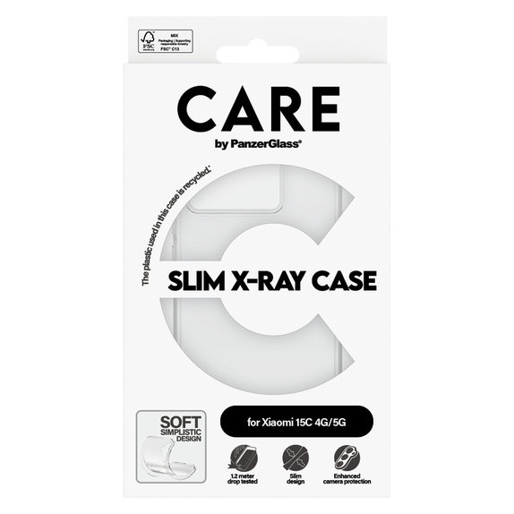 Калъф X-Ray за Xiaomi 15C 5G, Прозрачно, PanzerGlass