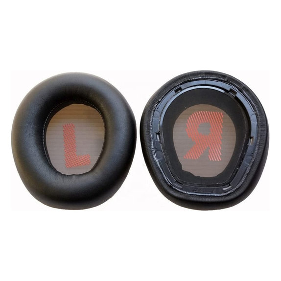 Резервни възглавнички за уши за JBL Quantum Q600, Мемори пяна и PU кожа, Черен, 1 чифт