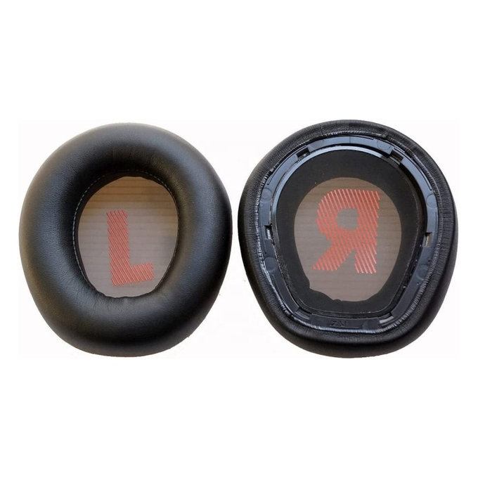 Резервни възглавнички за уши за JBL Quantum Q600, Мемори пяна и PU кожа, Черен, 1 чифт