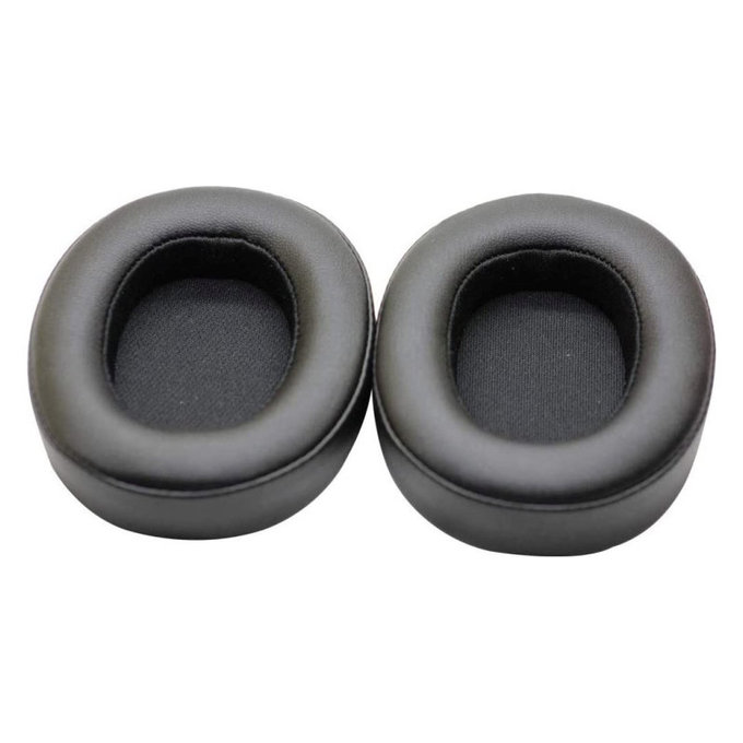 Резервни възглавнички за уши за JBL Synchros E55BT, Мемори пяна и PU кожа, Черен, 1 чифт