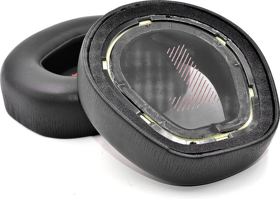 Резервни възглавнички за уши за JBL Quantum One, Мемори пяна и PU кожа, Черен, 1 чифт