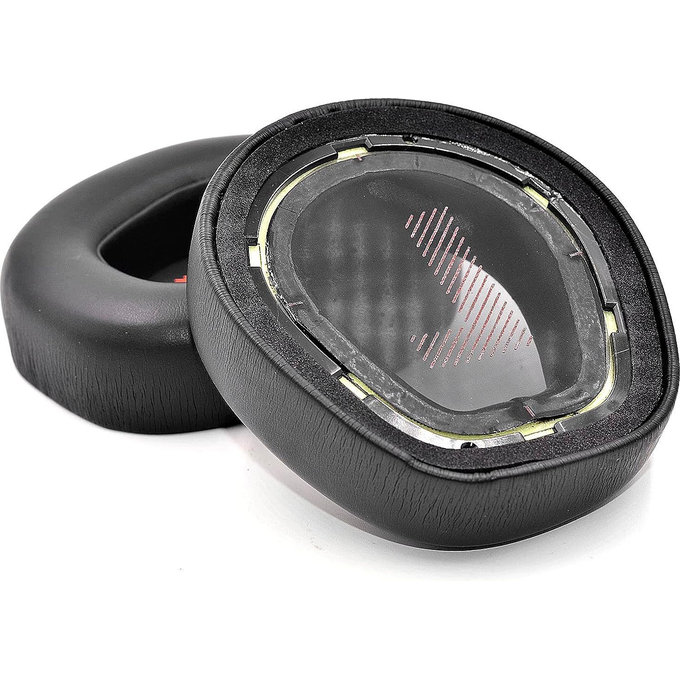 Резервни възглавнички за уши за JBL Quantum One, Мемори пяна и PU кожа, Черен, 1 чифт