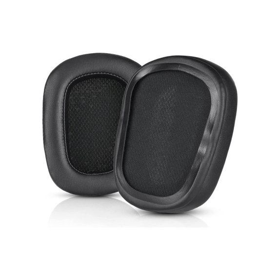 Резервни възглавнички за уши за Logitech G633 Artemis, G933 Artemis, Мемори пяна и кожа, Черен, 1 чифт