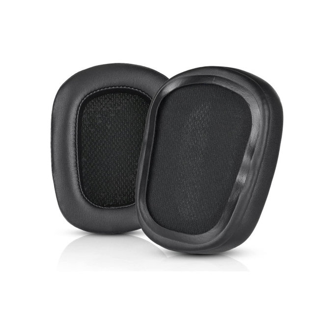 Резервни възглавнички за уши за Logitech G633 Artemis, G933 Artemis, Мемори пяна и кожа, Черен, 1 чифт