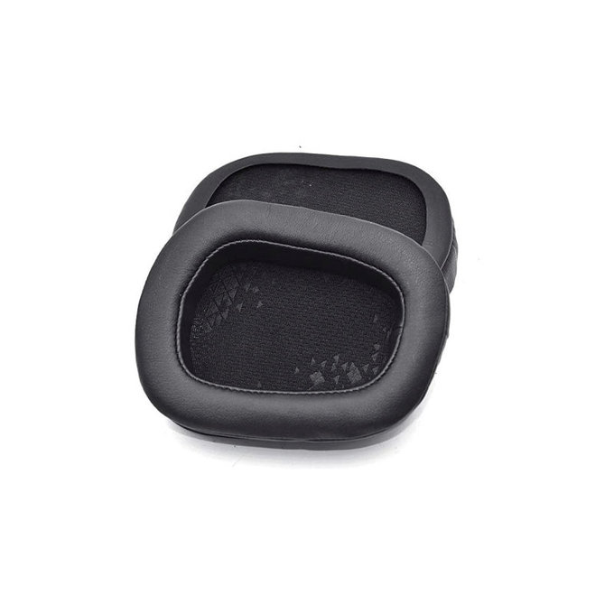 Резервни възглавнички за уши за Logitech G633 Artemis, G933 Artemis, Мемори пяна и кожа, Черен, 1 чифт