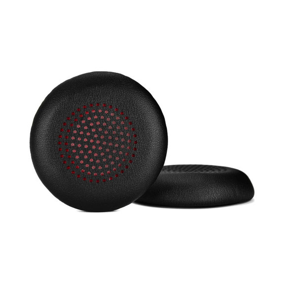 Резервни възглавнички за уши за Plantronics Voyager Focus UC, PU кожа, Черен, 1 чифт
