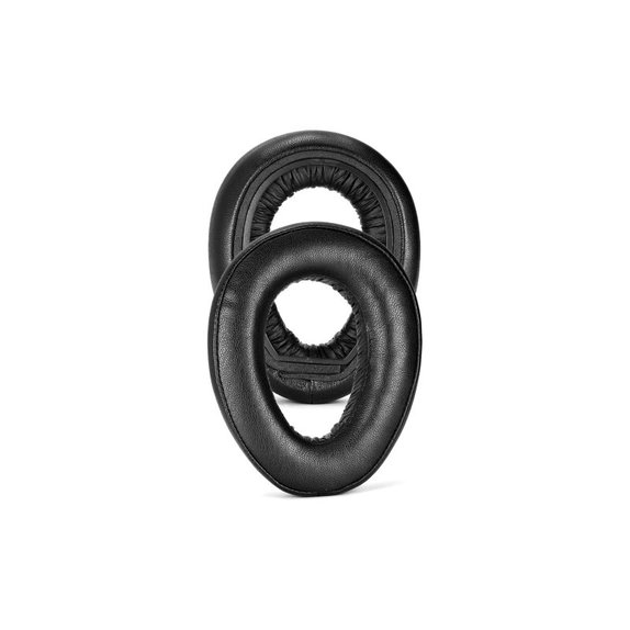 Резервни възглавнички за уши за Sennheiser PXC550, PX550, Мемори пяна и кожа, Черен, 1 чифт