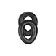 Резервни възглавнички за уши за Sennheiser PXC550, PX550, Мемори пяна и кожа, Черен, 1 чифт