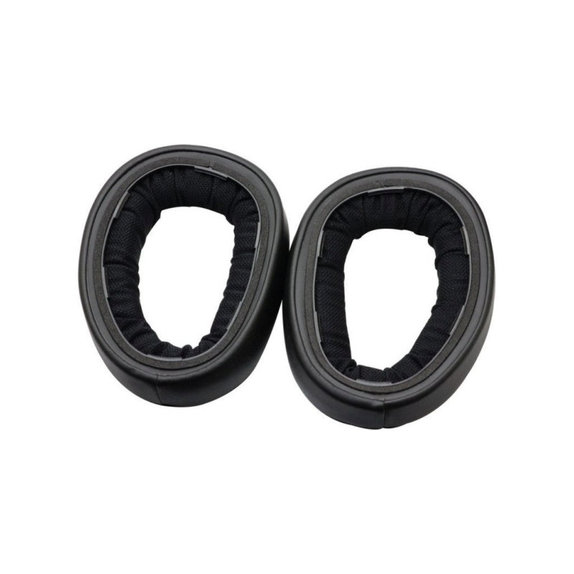 Резервни възглавнички за уши за Sennheiser GSP500, GSP600, Мемори пяна и PU кожа, Черен, 1 чифт