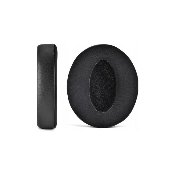 Резервни възглавнички за уши за Sennheiser HD4.50, Мемори пяна и текстил и кожа, Черен, Cooling Gel, 1 чифт