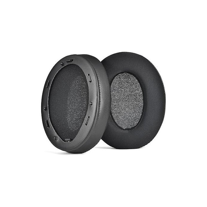 Резервни възглавнички за Sony WH-1000XM3, Мемори пяна, текстил и кожа, Black, Охлаждащ гел, 1 чифт