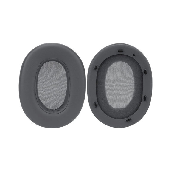 Резервни възглавнички за уши за Sony ULT Wear, Пяна и кожа, Черен, 1 чифт