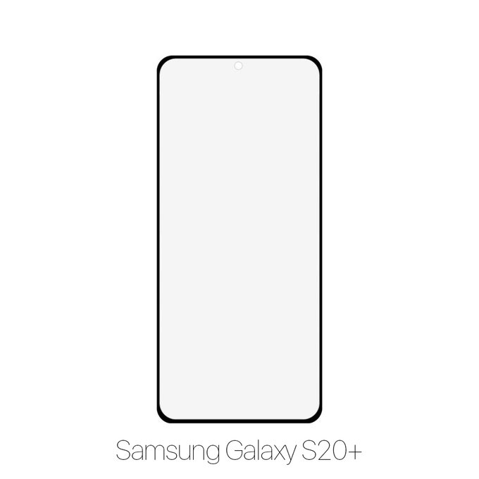 Закалено стъкло за Samsung Galaxy S20+, FullCover Glass, FixPremium