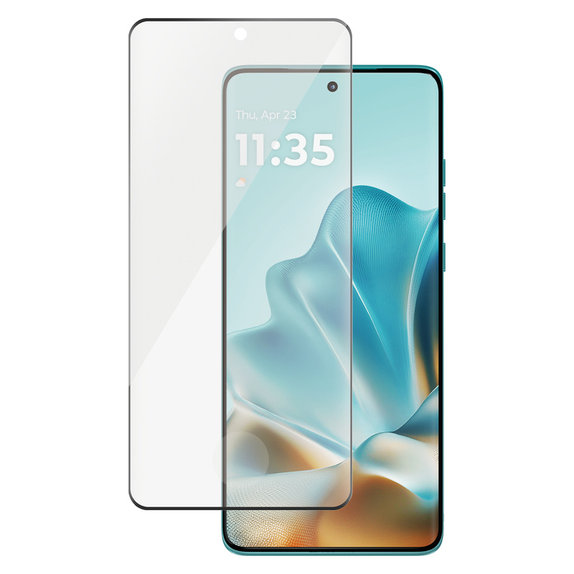Закалено стъкло UWF за Motorola Edge 60/60 Pro/60 Fusion, Черно, SAFE by PanzerGlass